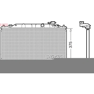 Bilde av DENSO DRM44044 Radiator 728mm 375mm 27mm