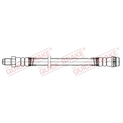 Bilde av Bremseslange, Ytre, Høyre bakaksel, Venstre nissan,opel,renault,vauxhall, 4412727, 4418515, 4621300QAC, 8200003481, 8200688043