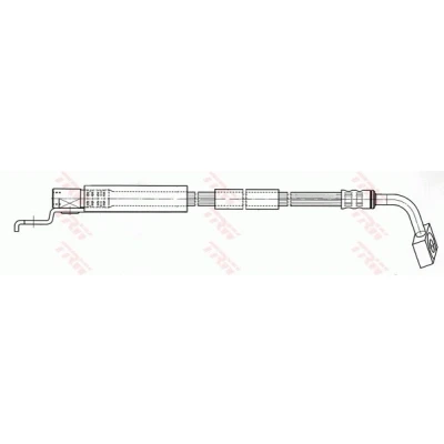 Bilde av TRW PHD401 Bremseslange 455 3/8 24 JEEP: Grand Cherokee I, II
