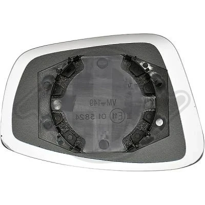 Bilde av DIEDERICHS 7433027 Speilglass venstre SKODA: Rapid Hatchback