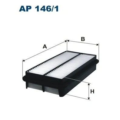 Bilde av FILTRON AP 146/1 Luftfilter 60 155 308 Filterinnsats TOYOTA: RAV4 II SUV, Previa / Estima II, Avensis I Stasjonsvogn