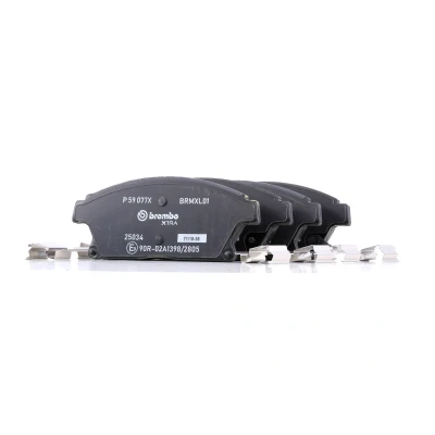 Bilde av BREMBO P 59 077X Bremseklosser med akustisk slitasjevarsel antihyle blikk tilbehør OPEL: Astra J Sports Tourer, Mokka / X