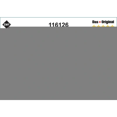 Bilde av Vindusvisker Swf Original, Das Original Single 116126 475mm Standard TOYOTA: Land Cruiser Prado 120, HILUX 3 Pick up, Corolla IX Station Wagon