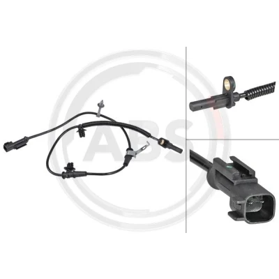 Bilde av A.B.S. 30168 ABS sensor aktiv 900 svart