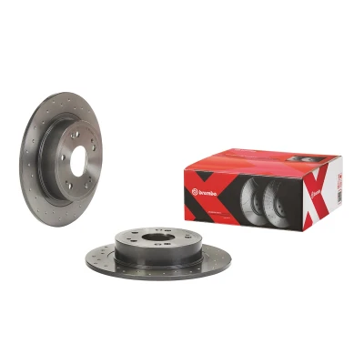 Bilde av BREMBO 08.B271.1X Bremseskiver 282 9 5 fullt ut, hullet belagt HONDA: Accord 8 Kombi, 8, 7 Limousine