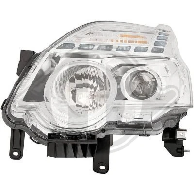 Bilde av DIEDERICHS 6086981 Frontlykter venstre H1, H11, WY21W NISSAN: X Trail