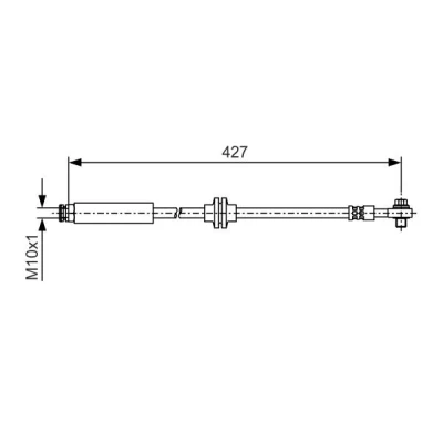 Bilde av BOSCH 1 987 481 A47 Bremseslange 427 M10x1