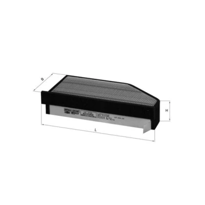 Bilde av MAHLE ORIGINAL LX 1710 Luftfilter 48,5 104 226,0, 226,0 Filterinnsats