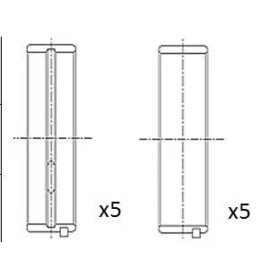 Bilde av Veivaksellager FAI AutoParts BM1028 STD