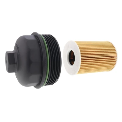 Bilde av VAICO V45 0230 deksel, oljefilterbeholder med filter, tetningsring PORSCHE: Cayenne