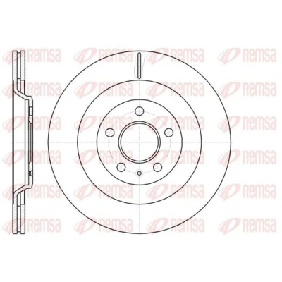 Bilde av REMSA 61267.10 Bremseskiver bakaksel 329,9, 329,9 22 5 ventilert AUDI: A4 B8 Avant, Q5, A5 Coupé