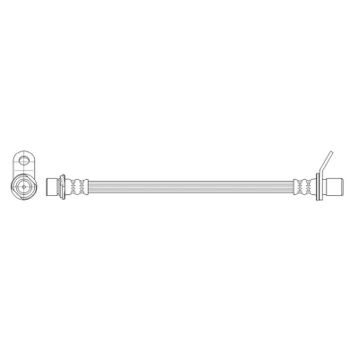 Bilde av BOSCH 1 987 476 163 Bremseslange 349 M10x1 TOYOTA: Avensis I Sedan