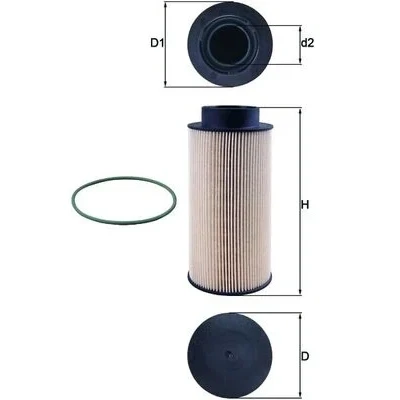 Bilde av MAHLE ORIGINAL KX 182D Drivstoffilter Filterinnsats SCANIA: 4 series