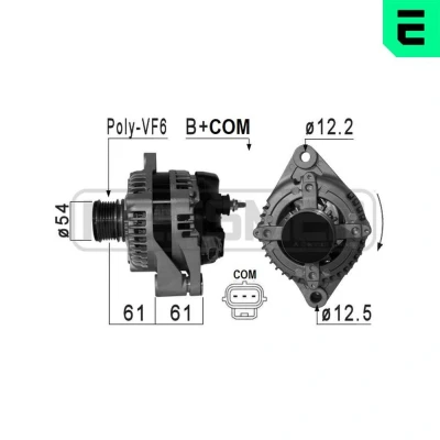 Bilde av ERA 209002A Dynamo 14V 150A