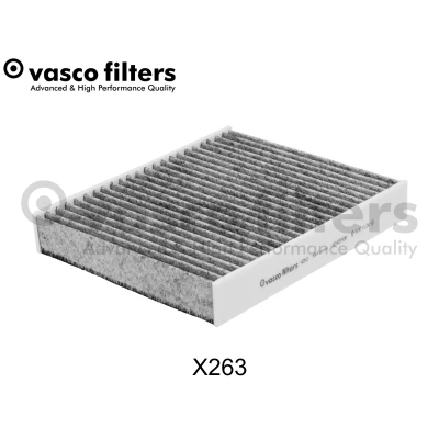 Bilde av DAVID VASCO X263 Kupéfilter Karbonfilter 241mm 204mm 36mm OPEL: Insignia A Sports Tourer, Astra J Hatchback