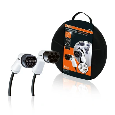 Bilde av Ladekabel Osram elbil Typ 1 32A, Fas 1, Universal