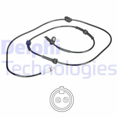 Bilde av DELPHI SS20598 ABS sensor aktiv 1725