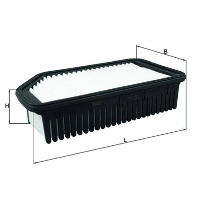 Bilde av MAHLE ORIGINAL LX 4083 Luftfilter 56,0 131 247,0 Filterinnsats KIA: RIO 3