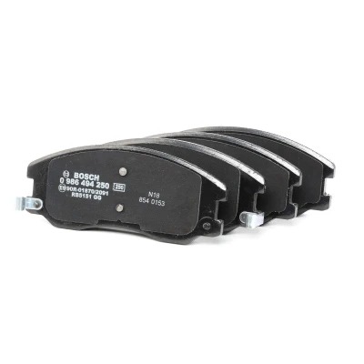 Bilde av BOSCH 0 986 494 250 Bremseklosser Low Metallic med akustisk slitasjevarsel antihyle blikk CHEVROLET: Captiva, OPEL: Antara