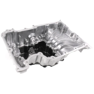 Bilde av VAICO V40 0297 Bunnpanne med oljeplugg tetningsring, uten oljekartetning Aluminium Original Quality motorside