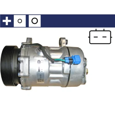 Bilde av MAHLE ORIGINAL ACP 1012 000S Kompressor SD7V16 12 PAG 46 R 134a med tetningsring VOLKSWAGEN: Sharan I