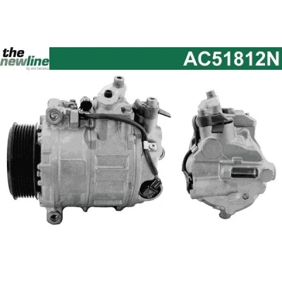 Bilde av The NewLine AC51812N Kompressor 7SEU17C MERCEDES BENZ: Viano, Vito Mixto, Sprinter 3.5 T Van