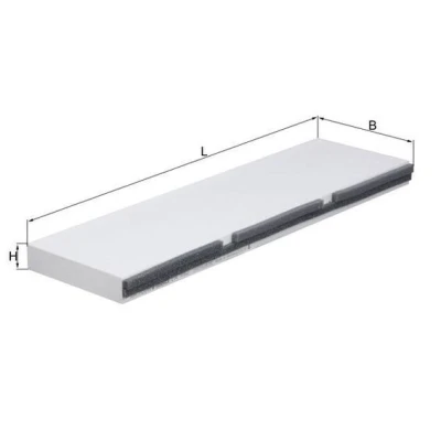 Bilde av MAHLE ORIGINAL LA 492 Kupéfilter Partikkelfilter 492,0 153 30,0