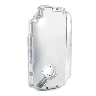 Bilde av TOPRAN 113 652 Bunnpanne med hull for oljenivåmåler, uten sensor Aluminium AUDI: A4 B5 Avant, B6 A6 C5 Avant