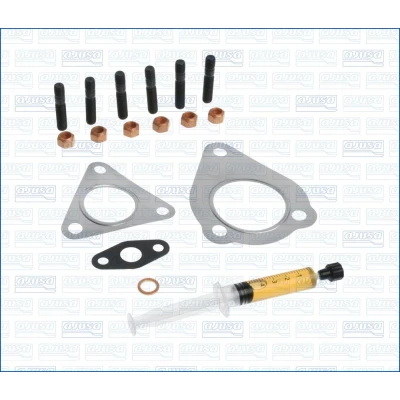 Bilde av AJUSA JTC11055 Monteringssett, lader with studs, syringe oil med tetning montageanvisning AUDI: A4 B7 Avant, B6 A6 C5 Avant