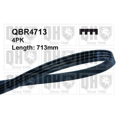 Bilde av QUINTON HAZELL QBR4713 Kileribberem 713 4 BMW: X6, RENAULT: Kangoo II Express, DAIHATSU: Sirion I