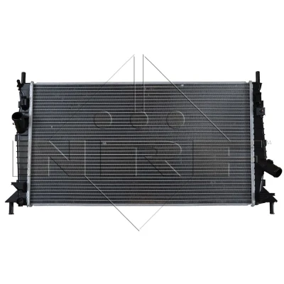 Bilde av NRF 55327 Radiator Aluminium 672 376 24 med påbyggingsdeler Kjøleribber loddet VOLVO: S40 II, C30, FORD: Focus 2