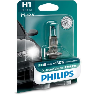 Bilde av Halogenpære PHILIPS X TREMEVISION 12V H1 55W