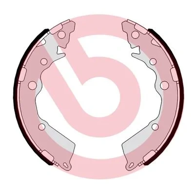 Bilde av BREMBO S 30 542 Bremsesko 180 27 KIA: Picanto II