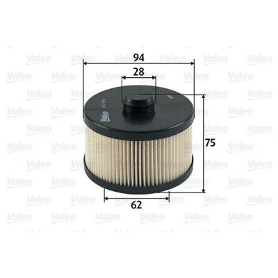 Bilde av VALEO 587929 Drivstoffilter Filterinnsats CHRYSLER: VOYAGER 4