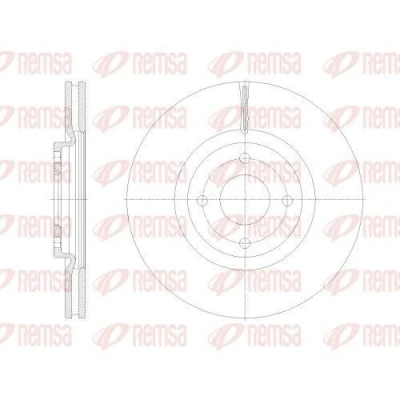 Bilde av REMSA Bremseskive framaksel 300mm 25mm 4 ventilert 62531.10 2147409,GN151125CA Bremseskiver, Skivebremser