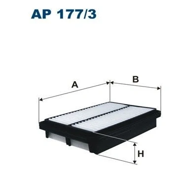 Bilde av FILTRON AP 177/3 Luftfilter 49 178 257 Filterinnsats HYUNDAI: Santa Fe I