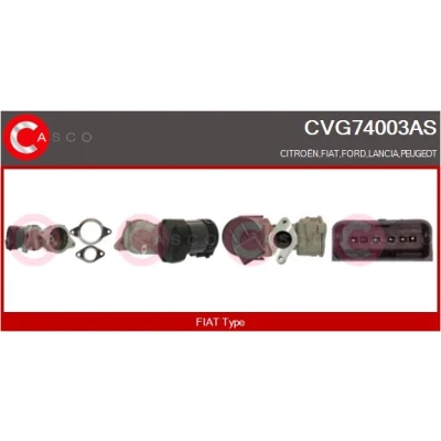 Bilde av CASCO CVG74003AS EGR Ventil elektrisk FORD: Focus 2 Kombi, S Max Mk1, Galaxy Mk2 MPV, PEUGEOT: 508 I SW, 407 308 SW