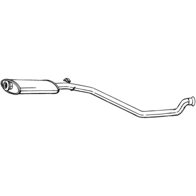 Bilde av Mellomlyddemper, peugeot 306 halvkombi, 171729
