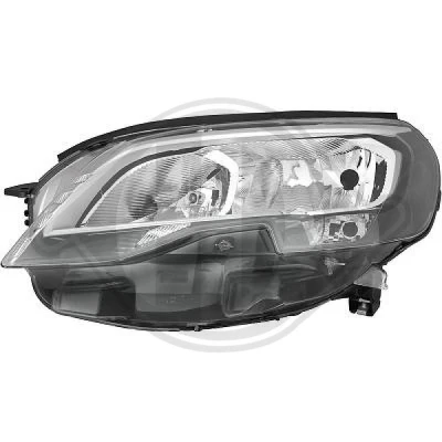 Bilde av DIEDERICHS 4292981 Frontlykter venstre H1/H7, W5W, W21W, PY21W med motor for høydejustering hovedlys