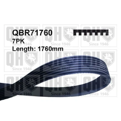 Bilde av QUINTON HAZELL QBR71760 Kileribberem 1760 7 HONDA: Accord Tourer, Limousine, BMW: