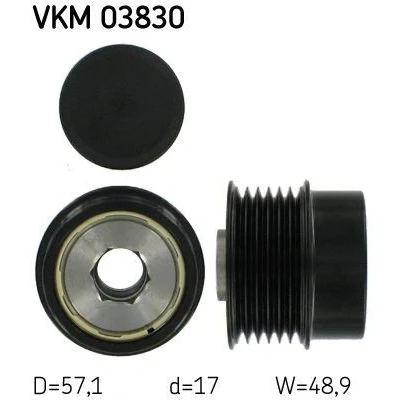 Bilde av SKF VKM 03830 Frihjul Dynamo 48,9 DODGE: Caliber
