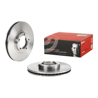 Bilde av BREMBO 09.6967.14 Bremseskiver 254 24 5 innvendig ventilert FORD: Transit Mk4 Van, Minibuss, Mk3 Van