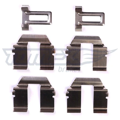Bilde av TOMEX brakes TX 43 87 Tibehørsett, skivebremse belegg VOLKSWAGEN: Transporter 4 Bus,