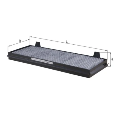 Bilde av MAHLE ORIGINAL LAK 196 Kupéfilter Karbonfilter 374,0 142 30,0 RENAULT: ESPACE 4