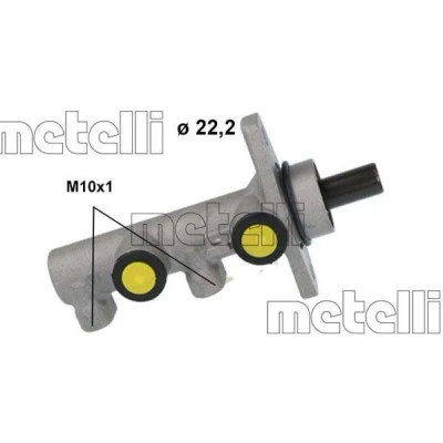 Bilde av METELLI 05 1231 Hovedsylinder 22,20 Aluminium