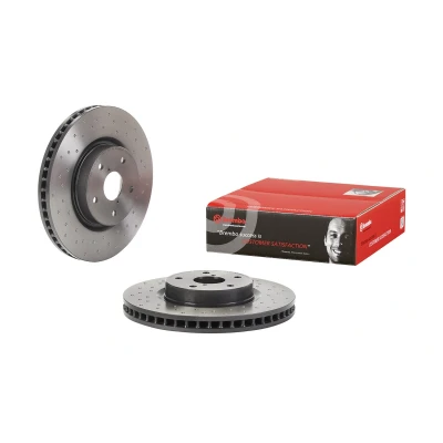 Bilde av BREMBO 09.D245.1X Bremseskiver 315 30 5 perforert / ventilert belagt SUBARU: Outback IV, Levorg I, V