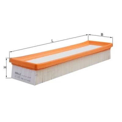 Bilde av MAHLE ORIGINAL LX 3245 Luftfilter 50,3 94 331,0 Filterinnsats PEUGEOT: 207 Hatchback, SW, CITROËN: C3 I II