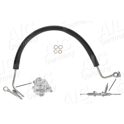 Bilde av AIC 54997 Hydraulikkslange, styring fra hydraulikkpumpe til styresnekke AUDI: A4 B7 Avant, B6 Avant