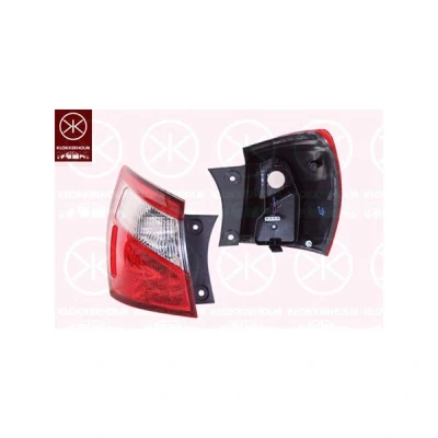 Bilde av Baklys, Høyre, nissan qashqai / +2 i, van 26550 BR00A, BR00B