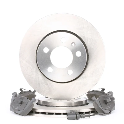 Bilde av MAPCO 47855 bremsesett, skivebremse framaksel ventilert inkl. slitasjevarselkontakt VOLKSWAGEN: Polo V Hatchback, IV Hatchback